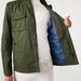Mens Forest Green Utility Jacket